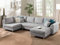 Lisa Design Rune – Wohnlandschaft – 7-Sitzer – skandinavischer Stil – Links Hellgrau