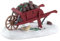 Magie di Natale Personaggi per villaggio di Natale Carriola in poliresina