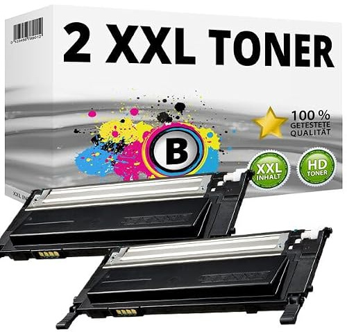 2 XXL Toner PATRONEN für Samsung CLP-320N CLP-325W CLX-3185FN CLX-3185FW CLP-320