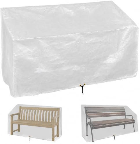 Richie Gartenstuhl-Abdeckung, Outdoor-Terrassenstuhl, wasserdichte zur Aufbewahrung, Garten-Stapelstuhl, 134x66x63/89cm, UV-Schutz, jedes Polyethylen, Transparent