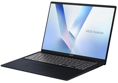 ASUS PC Portable 16'' WUXGA Intel Core Ultra 9 285H 16 Go RAM 512 Go SSD Windows 11 Pro Clavier AZERTY Rétroéclairé Vivobook X1607CA Bleu