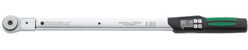 Stahlwille elektro-mechanischer Drehmomentschlüssel, Grundgerät mit Einsteckwerkzeug Umschaltknarre Große 40, 40-400 Nm, 730DR/40