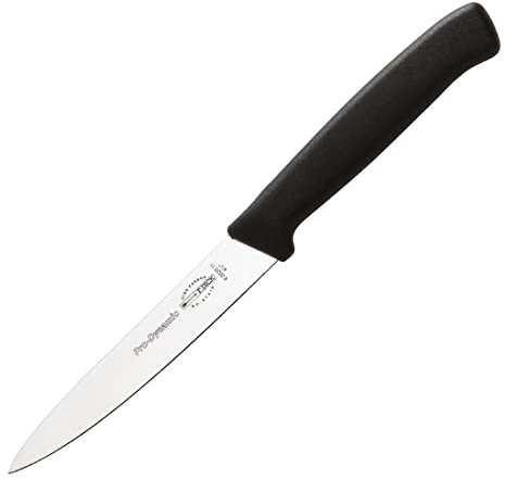 F. DICK ProDynamic Küchenmesser (Klingenlänge 11 cm, Kochmesser für kleine Schneidaufgaben, Klinge X55CrMo14 Stahl, Härte 56° HRC) 82620112, Schwarz