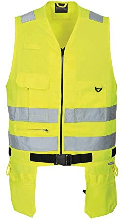 Portwest Hi-Vis Toolvest, Size: XXL, Colour: Yellow, KS63YERXXL
