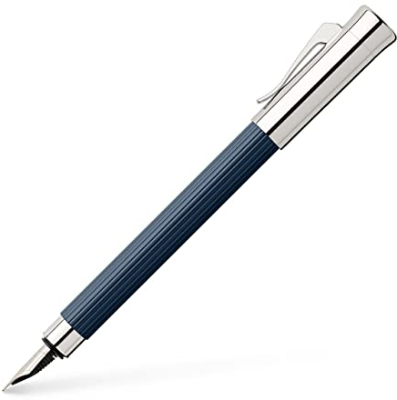 Graf von Faber-Castell 141711 - Füllfederhalter Tamitio Nachtblau, Federbreite F, 1 Stück