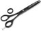 Premium Haarschere Friseurschere mit Mikroverzahnung - Fingerauflage - Fingerringe ICE Tempered -Rostfreier Edelstahl