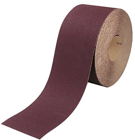 Rouleau toile souple largeur 50 mm longueur 25 metres grain 80 poncage bois peinture métal plastique