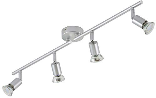 BRILONER Leuchten LED Deckenstrahler, Deckenleuchte, Deckenlampe, Wohnzimmerlampe, Deckenspot, Deckenbeleuchtung, Deckenlampe Wohnzimmer-Kinderzimmer-Schlafzimmer, LED Lampe, schwenkbar