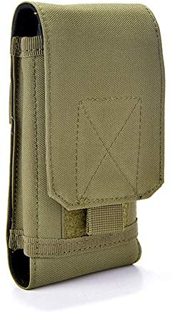 Universal Tactical Molle Holster Army Mobile Phone Belt Pouch EDC Security Pack Carry Accessory Kit Waist Bag Case Compatible iPhone 13 14 PRO X XS Max XR 7 8 6s Plus Samsung Galaxy S10 S9 S8 Plus
