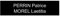 plaque ou etiquette boite aux lettres 2 lignes - noire 100x25mm