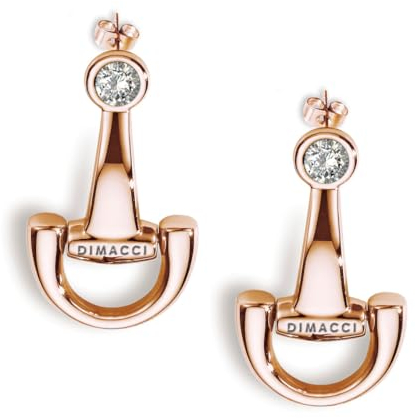DIMACCI HALLA Ohrstecker/Ohrringe (Rose-Gold, Edelstahl)