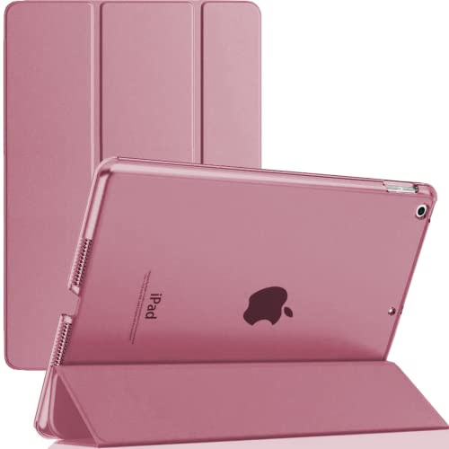 TechDealsUK Smart Case für iPad Mini 1 2 3 2012, 2013, 2014 A1432 A1454 A1455 A1491 A1490 A1489 A1600 A1599, magnetische Standfunktion, mit automatischem Wake Sleep, Pink