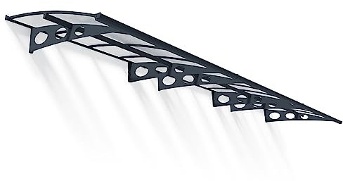 Palram Canopia Herald 6690 Front Door Canopy Dark Grey