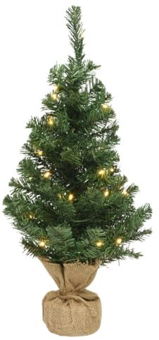Kaemingk Everlands Imperial Mini Christmas Tree Pre Lit 60cm