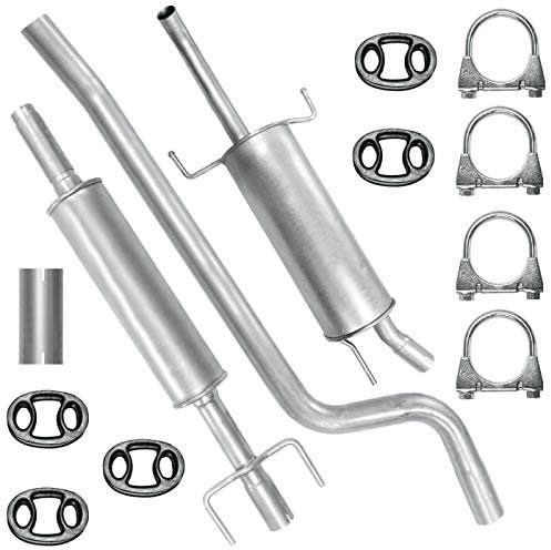 Auspuffanlage Schalldämpferset Auspuff für Opel Astra G 2 II Stufenheck 1.2