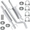 Auspuffanlage Schalldämpferset Auspuff für Opel Astra G 2 II Stufenheck 1.2