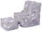 Ready Steady Bed Kinder Sitzsack mit Fußhocker |weicher und sicherer Sitz zum Spielen für Ihr Kind | Ergonomisch gestalteter Kleinkind Sessel | Comfy Kindermöbel (Sternschnuppe)