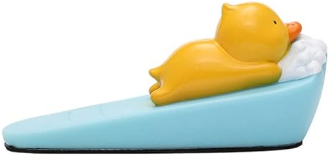 Clest F&H Door Stopper - Cute Duck Door Wedge Children Door Protector - Safety Doorstop Non-Slip Non-Scratching Works on All Floor Surfaces