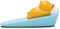 Clest F&H Door Stopper - Cute Duck Door Wedge Children Door Protector - Safety Doorstop Non-Slip Non-Scratching Works on All Floor Surfaces