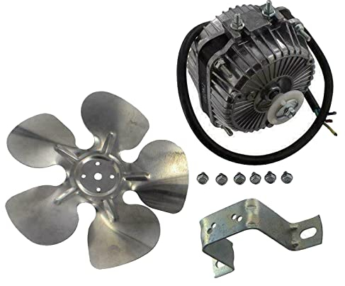 SPARES2GO Fridge Refrigerator Fan Motor + Mounting Bracket Kit 5W