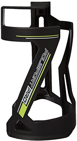 POLISPORT Side Cage Pro 8646400004 Bottle Holder for MTB Bicycle, Lightweight, Durable and Quick to Assemble in Black/Lime Green