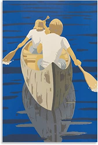 XCPORA Alex Katz Poster《Guten Morgen 》 Leinwandmalerei Alex Katz Wandkunst Alex Katz Drucke Alex Katz Bild für Zuhause Wandkunst Dekor 60x80cm Kein Rahmen