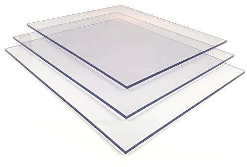 Plaque de polycarbonate Macrolon® UV/Lexan® transparente 2-8 mm (500 x 500 x 5 mm Macrolon® UV)