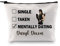 G2TUP Von der TV-Serie inspiriertes Geschenk, Dating Daryl D Make-up-Tasche, Daryl D Kosmetiktasche, Daryl D Merch, Daryl Fans Geschenke, Daryl Dixon MB