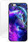 KARTXITAI Coque Compatible avec iPhone 6 / 6S,Verre Trempé Dure + Bords Couvrants Silicone TPU Souple Hybride Étui Antichoc Anti Rayures Case+Film Protection écran Lune Loup Nuage
