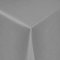 Tischdecke Stoff einfarbig Damast Uni-Design Jacquard Robust, Pflegeleicht und Strapazierfähig eckig 100x100 cm Grau