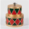EDG - Enzo de Gasperi Base Albero di Natale Tamburo in Resina e Cemento per Pino H210 cm - D45xH49 cm