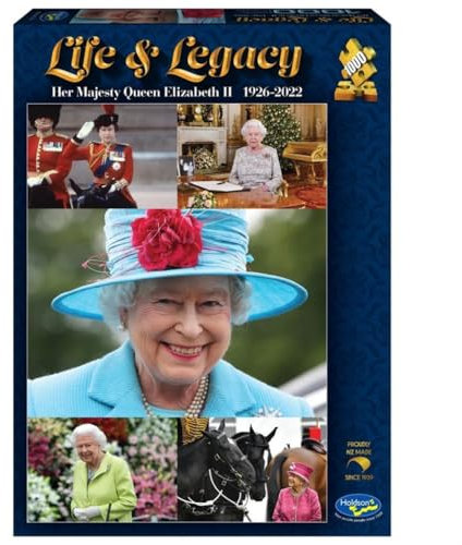 Holdson HM Queen Elizabeth II Life & Legacy Puzzle, 1000 Teile