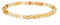 BERGERLIN Citrin Armband echt mit 925 Sterling Silberperle - facettierte Perlen - Größe XS