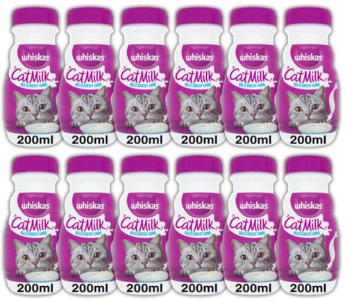 Kitten Cat Milk Bottle Multipack - For Kittens from 6 weeks old to Adult Cats (12x200ml)