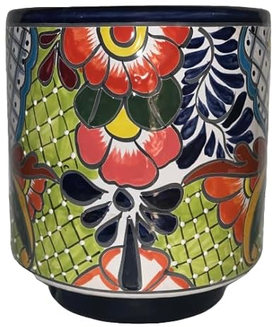 Maceta CAPECHE CyLINDER azul oscuro grande