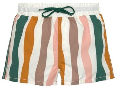 LÄSSIG Unisex Kinder Badeshort Badehose, Mehrfarbig, 74-80 EU
