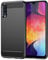 owlhold Hülle für Samsung Galaxy A50 / A30S, Karbonfaser Design Handyhülle Dünne Weiche TPU Silikon Material Schutzhülle stoßfeste Case Kratzfeste Cover für Samsung Galaxy A50 / A30S, Schwarz
