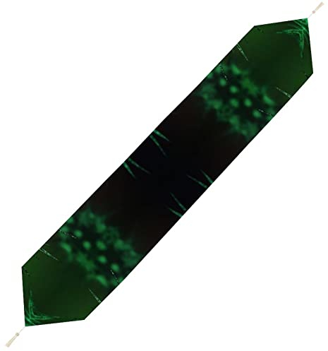 Molecules of The Virus - Camino de mesa de comedor, cocina, accesorios de mesa de cumpleaños, decoración de Navidad, 229 x 33 cm