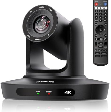 KATOVJJTS Video Conference Room PTZ Camera System with 20X Optical Zoom,4K UHD Live Streaming Camera for Church Worship,USB HDMI Camera Work with Vmix,Zoom,OBS,YouTube Livestream