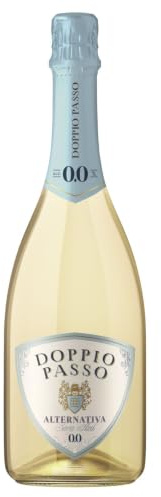 Doppio Passo Alternativa Sparkling – Prickelnde, alkoholfreie Prosecco-Alternative aus Italien, 0,0% vol. (1 x 0,75 l)