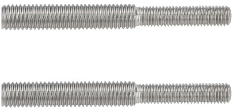 Create idea 2X Adaptateurs Filetés à Double Extrémité M8 X 35 à M10 X 50 en Acier Inoxydable 304 pour Poteaux en Sisal Et Griffoirs 85 Mm