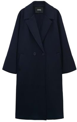 someday Damen Mantel | Oversize Mantel VAMARA aus Scuba Ware Ocean, 36