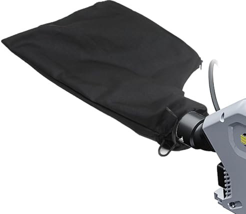 Borsa per raccolta polvere nera per troncatrice modello 255, supporto regolabile, sacchetti per raccolta polvere con cerniera e cablato per levigatrice a nastro serbatoio, pialla per bordi,