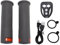 RiToEasysports Blinker Lenker-Kit, Fernbedienung LED-Blinker Set Grau Lenker Griffe Zubehör für Roller Griff