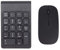 Tastierino Numerico e Mouse Combinati Wireless, Tastierino Numerico a 18 Tasti da 2,4 GHz 1200 DPI con Mouse Wireless e Ricevitore USB, per Laptop PC Desktop