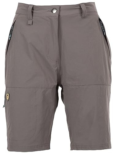 Trespass Womens Active Shorts Rueful Storm Grey in Size - 16
