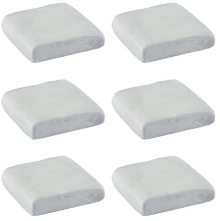 Lotsdonxia 4 Pcs Kneaded Rubber Art Erasers（Grey） | Soft Moldable Putty for Drawing, Sketching, Blurring, Highlighting & Erasing
