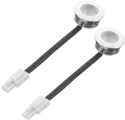 IMIKEYA Bombilla para Campana Extractora LED 2 Piezas Brillo Alto Sellada | Tapa Luz Campana Balay, Metal y Vidrio, Cobertura Completa, Operación Sencilla, Estilo Compacto