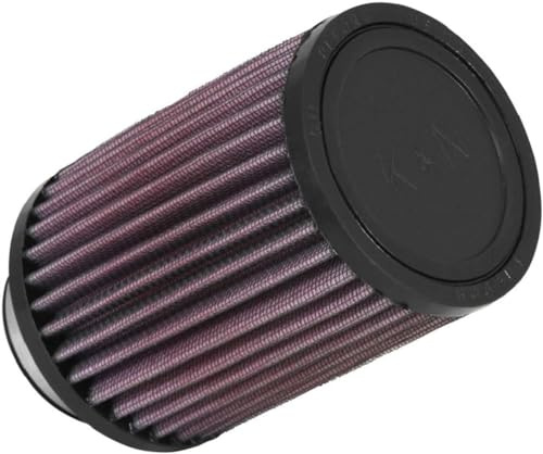 K&N Universal Clamp-On Air Filter: High Performance, Premium, Washable, Replacement Engine Filter: Flange Diameter: 2.0625 In, Filter Height: 5 In, Flange Length: 0.875 In, Shape: Round, RA-0510
