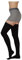 Juzo 4411AGFFSB10 IV IV Standard Overknee Closed Toe Regular 20-30mmHg mit Silikon Border - Schwarz
